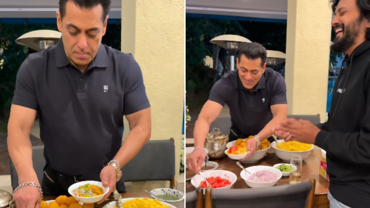 Salman Khan Turns Chef For Riteish Deshmukh With His Special Bhel Puri Recipe