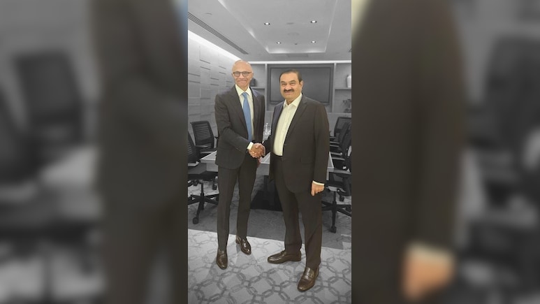 गौतम अदाणी ने सत्या नडेला से की मुलाकात, माइक्रोसॉफ्ट के साथ 360° पार्टनरशिप मजबूत करने पर दिया जोर