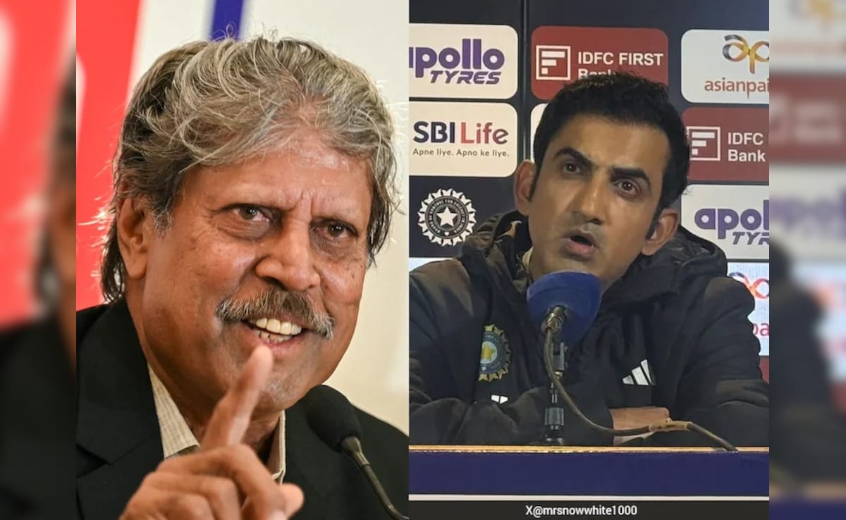 "Gautam Gambhir Cant Be A Coach": Kapil Devs Take On What Ex-India Star Can Be