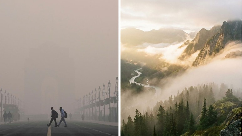 पहाड़ों का कोहरा खूबसूरत और शहर में बन जाता है जान का दुश्मन, जानें दोनों में क्या है अंतर