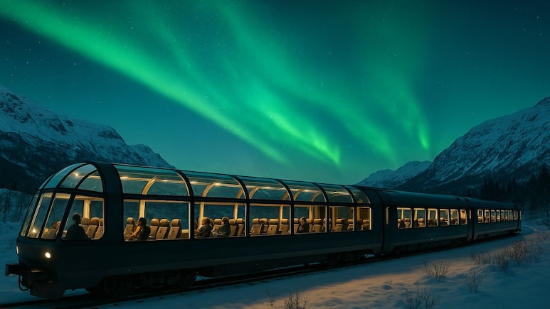 Norway Launches World's First Panoramic Night Train To See The Northern Lights