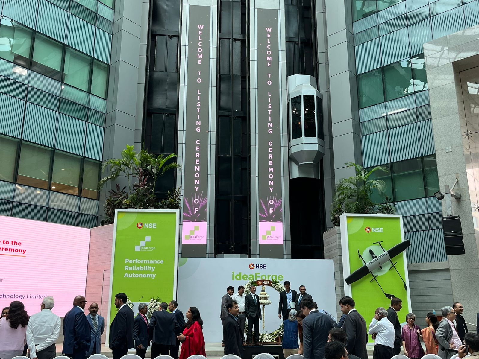 IdeaForge Tech Shares End At 92.78% Premium Over IPO Price On Debut