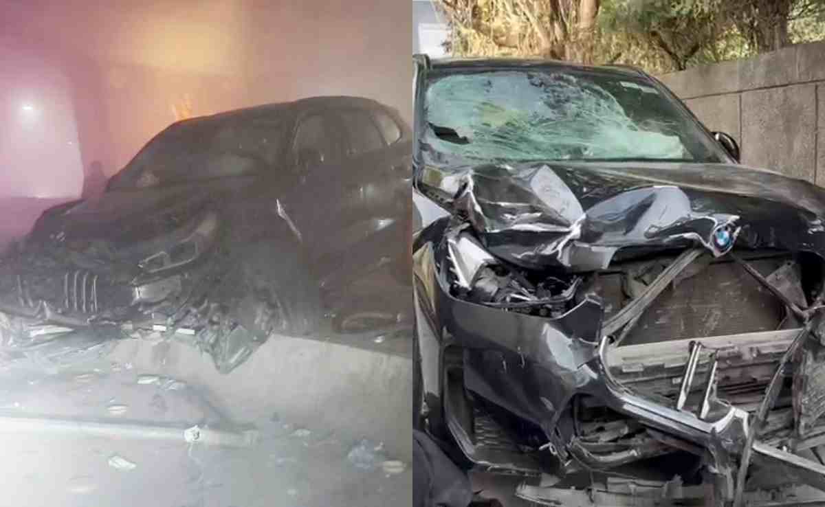 UP NEWS : नोएडा में काम से लौट रहे शख्स को BMW ने रौंदा, मौत