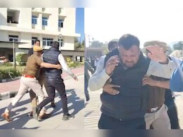 अजमेर में वकील हुआ घायल तो साथी वकीलों का हंगामा, PWD अधिकारी को दौड़ा-दौड़ाकर पीटा