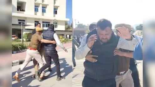 अजमेर में वकील हुआ घायल तो साथी वकीलों ने किया हंगामा, PWD अधिकारी को दौड़ा-दौड़ाकर पीटा