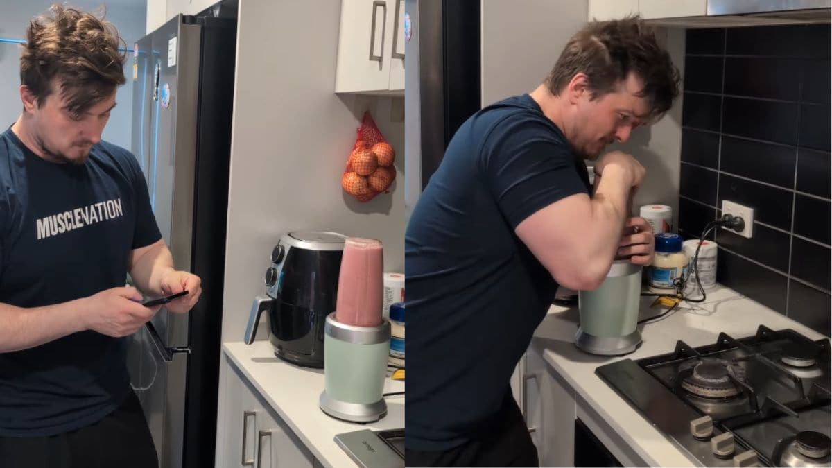 Watch: Australian Creator Shows How He Uses Blender After Meeting Indian Girlfriend, Internet Loves It