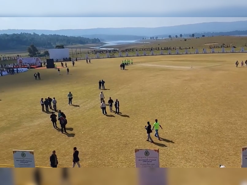 NDTV's Sneak Peek Into Assam's Newest Cricket Ground Beside Scenic Lake, Meadows