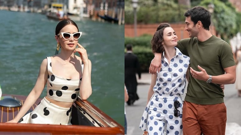 Inside Lily Collins's Rs 33 Lakh Wardrobe In <i>Emily In Paris 5</i>