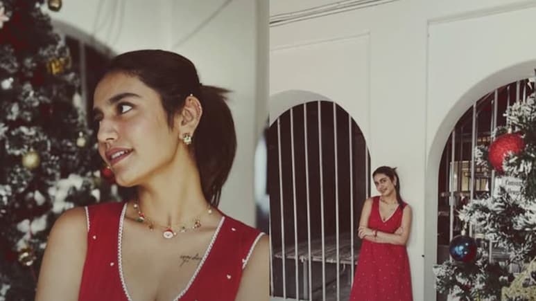 Priya Prakash Varrier Christmas Post: प्रिया प्रकाश वारियर की क्रिसमस पोस्ट वायरल, 11 फोटो में दिखाया विंक गर्ल ने कैसे मनाया क्रिसमस