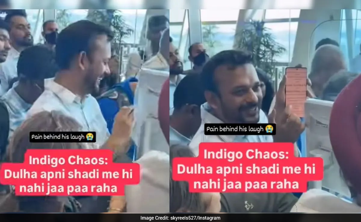 "Main Apni Shaadi...": Man Misses His Own Wedding Amid IndiGo Flight Chaos, Video Goes Viral