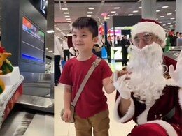 Watch: Travellers Get Christmas Surprise At Bangkok's Suvarnabhumi Airport With Reindeer Dolls And Santa Parades
