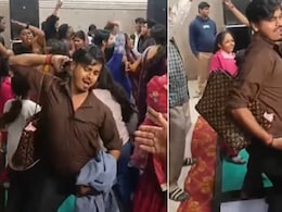 पति ऑन ड्यूटी! पत्नी का बैग कंधे पर टांग DJ फ्लोर पर जमकर नाचा हसबैंड, देखकर बोलीं लड़कियां- हमे भी ऐसा चाहिए