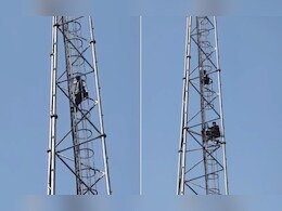 Rajasthan News: राजस्थान में पंचायत पुनर्गठन को लेकर हंगामा जारी, सीकर के सामेर में टावर पर चढ़े ग्रामीण