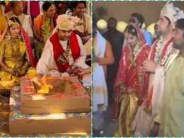 गोल्डन साड़ी में बेहद खूबसूरत लगीं इंद्रेश महाराज की पत्नी शिप्रा, देखें शादी की तस्वीरें