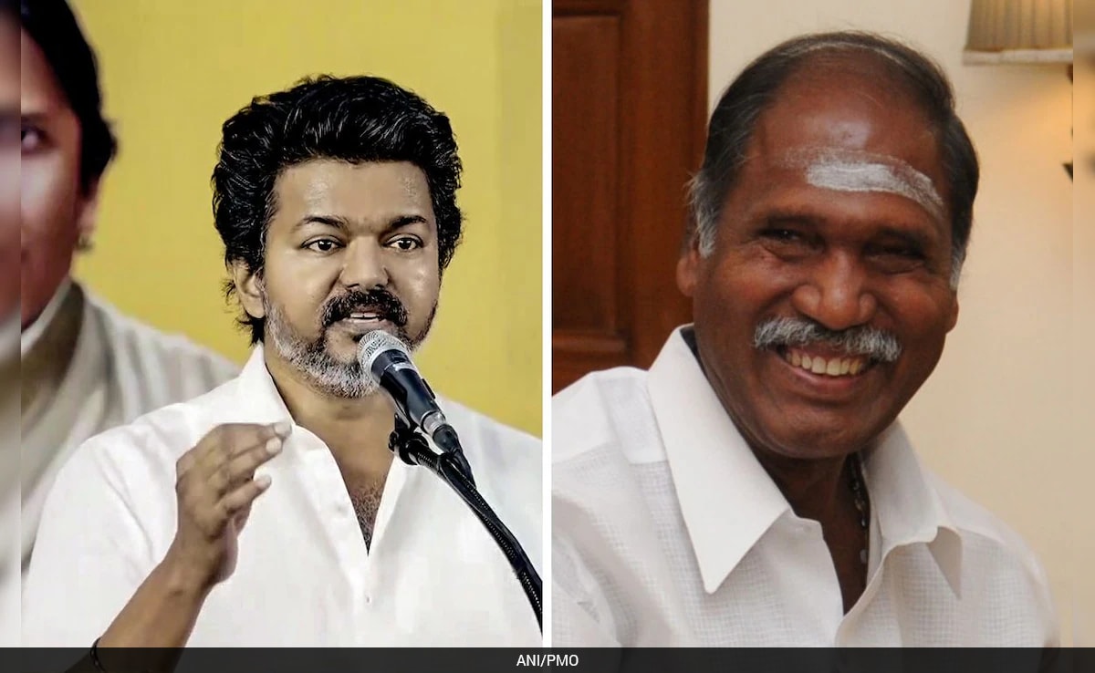 "50-50 Chance": Vijay's Praise For Puducherry Chief Minister Fuels Talk Of Alliance Before 2026 Polls