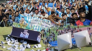 Kolkata Messi Mania Turns Chaotic: Fans Storm Stadium, Chairs Vandalised