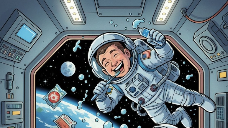 स्पेस में ब्रश कैसे करते हैं एस्ट्रोनॉट्स? ये है दांत साफ करने का तरीका