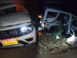 Sikar accident: सीकर में पत्थरों से भरी ट्रॉली से टकराई बोलेरो, 1 ने मौके पर ही तोड़ा दम; 2 घायल, गाड़ी में फंसे युवक