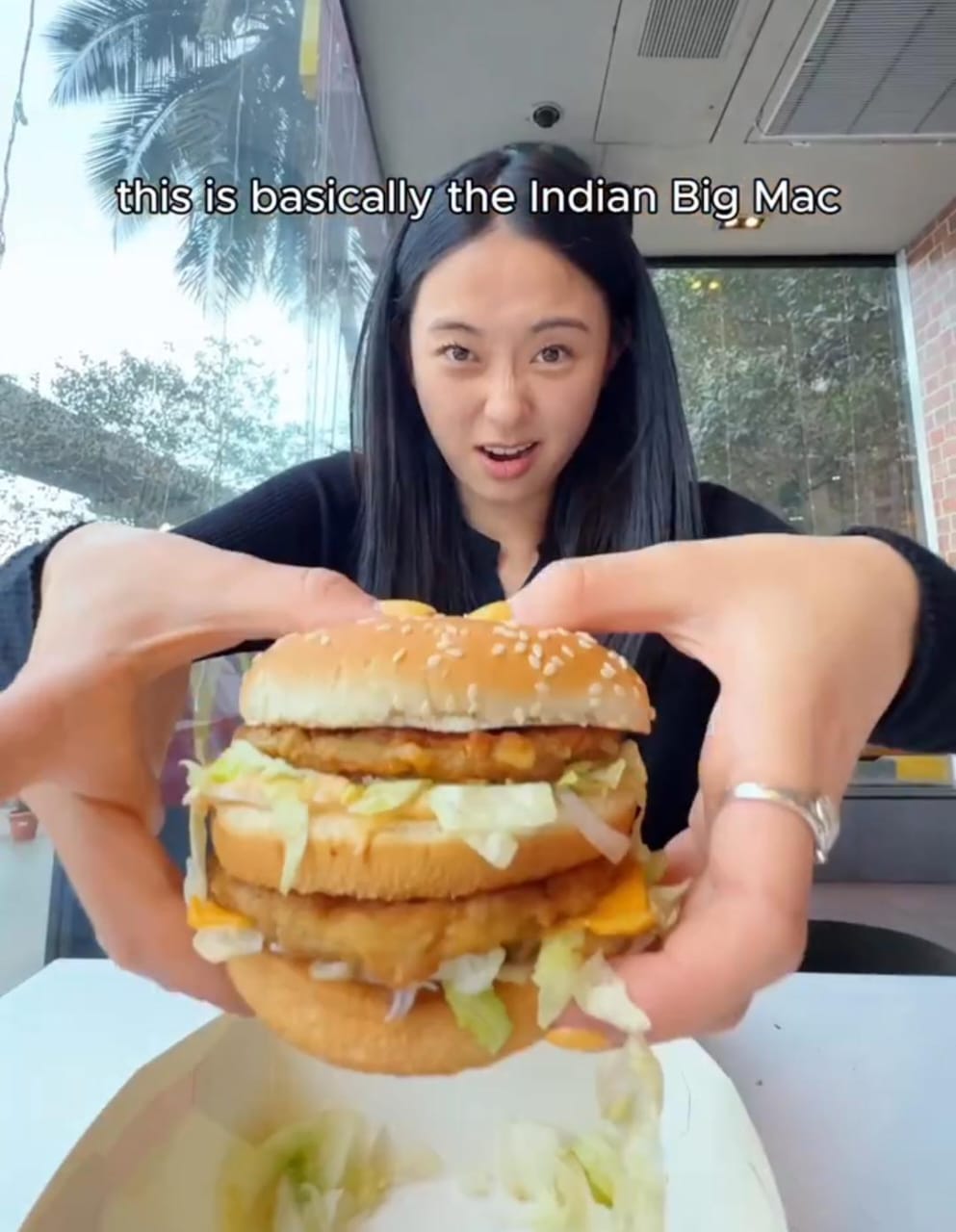 Watch: Korean Vlogger Reviews McDonald's India Menu, Foodies React