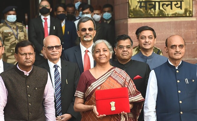 Paperless Budget Again, Nirmala Sitharaman Carries Tablet In Red Sleeve
