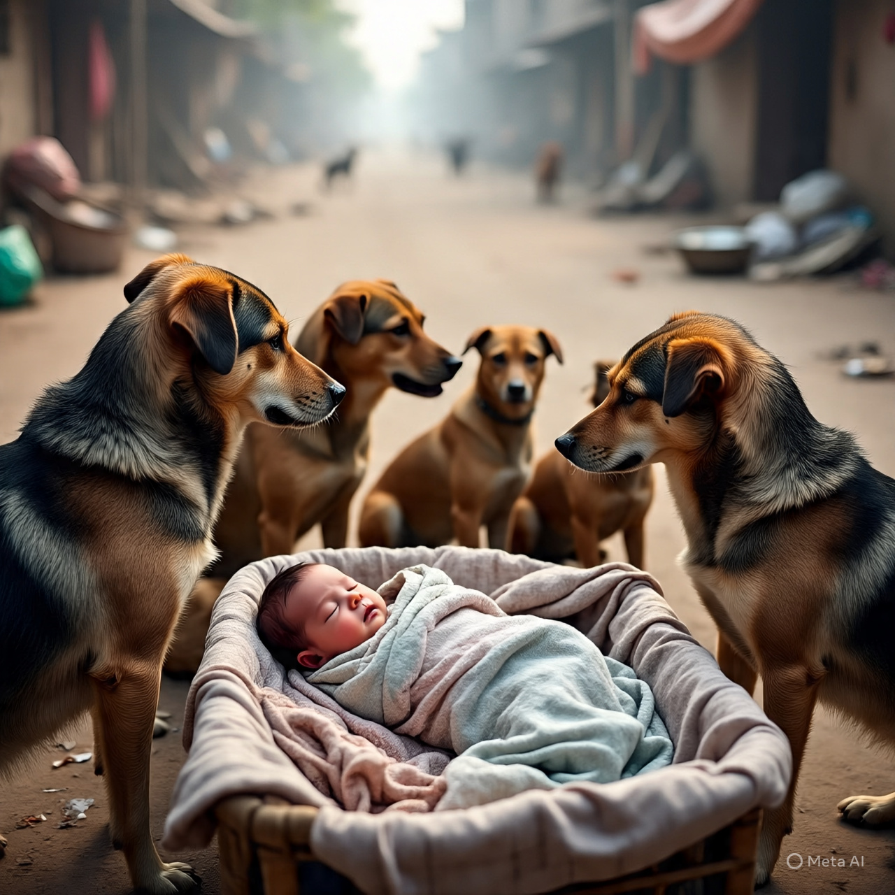 चमत्कार! भयंकर सर्दी में रात भर सड़क पर पड़ा रहा बच्चा, आवारा कुत्तों ने ऐसे बचाई जान, कुछ घंटों पहले जन्मा था