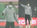 "National Crisis": Pandya Training With Mask On In Lucknow Shocks All "National Crisis": Pandya Training With Mask On In Lucknow Shocks All