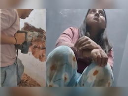 VIDEO: सोसायटी की लिफ्ट में 2 घंटे फंसी रही महिला, दीवार तोड़कर निकाला गया, उल्टी दिशा में दौड़ी थी लिफ्ट