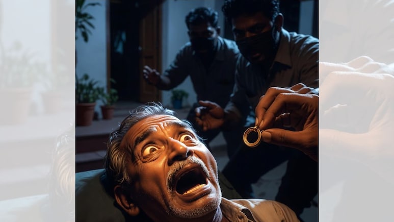 Jaipur:घर के बरामदे में सो रहे बुजुर्ग पर खौफनाक हमला, कान काटकर सोने की मुरकी लूट ले गए बदमाश&nbsp;