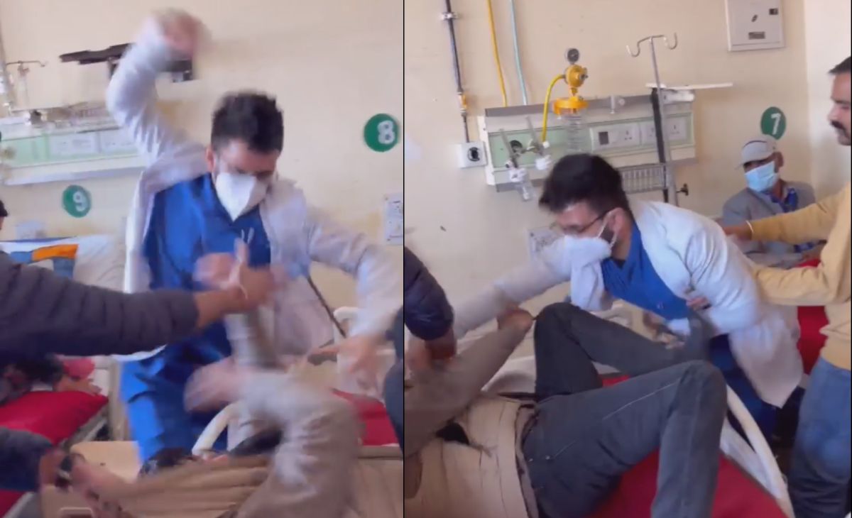 Video: Punches, Kicks Fly After Patient Objects To Doctor Calling Him "<i>Tu</i>"