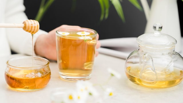 Honey water as a natural sleep remedy.