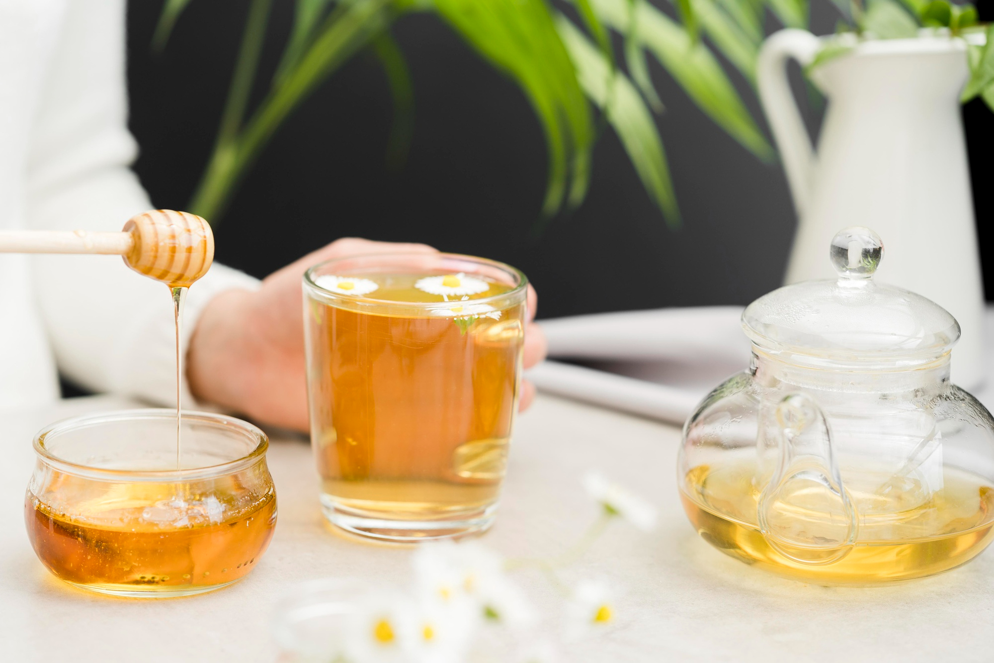 Honey water as a natural sleep remedy.