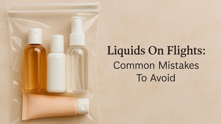 7 Common Mistakes Indians Make When Carrying Liquids On Flights