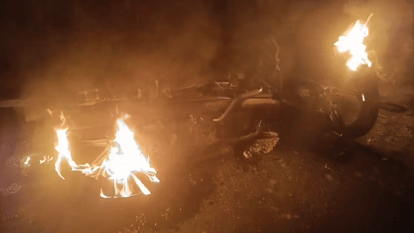 बिहार में 2 बाइक की आमने-सामने टक्कर में 4 युवकों की मौत, धू-धू कर जल गई बाइक