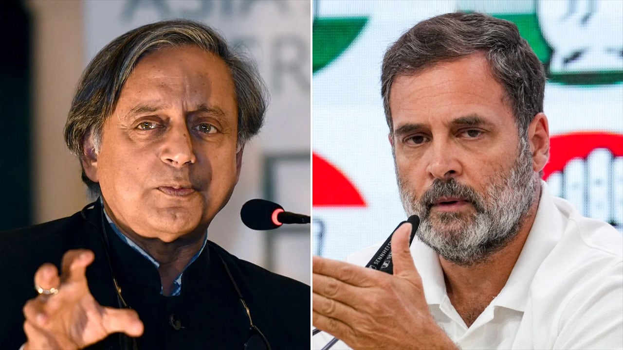 X User Analyses Shashi Tharoor vs Rahul Gandhi Ideology Clash, He Responds