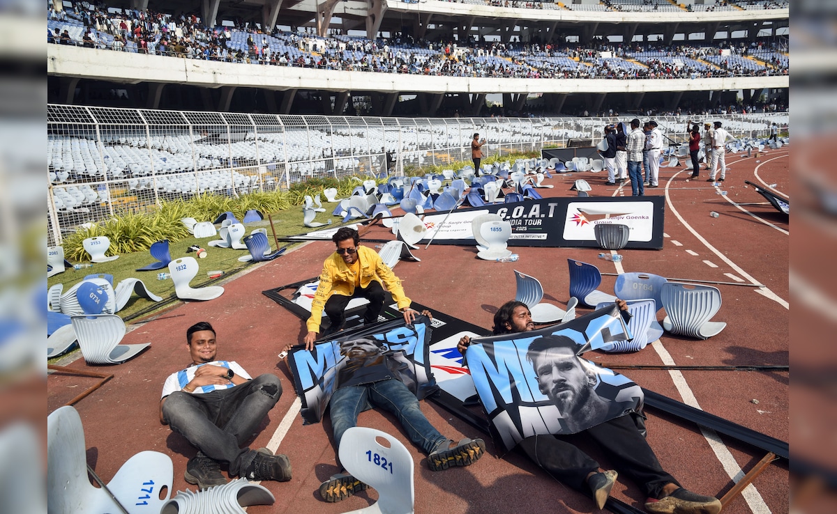 "Was It Planned?" Trinamool's "Saffron Flag" Charge After Messi Event Chaos