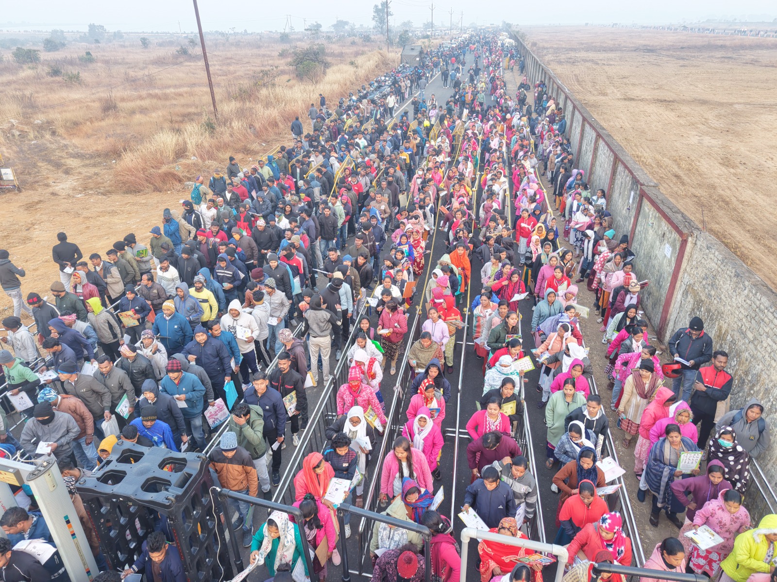 Video: Thousands Of Aspirants Sit For Government Exam On Airstrip In Odisha