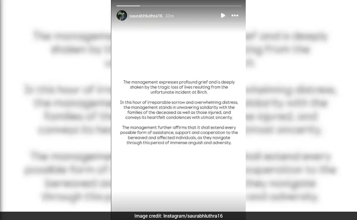 Tragic Goa Nightclub Fire: Romeo Lane Chairman Saurabh Luthra Breaks Silence After 25 Deaths