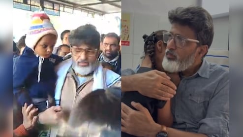 उदयपुर में मरीज़ों के साथ रील बनाने वाले डॉक्टर को APO करने का मामला, विरोध में धरने पर मरीज़ों के साथ बैठे