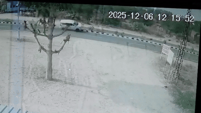 टायर फटने से डंपर की चपेट में आई कार, 10 दिन की मासूम और ताऊ की दर्दनाक मौत; माता-पिता गंभीर घायल