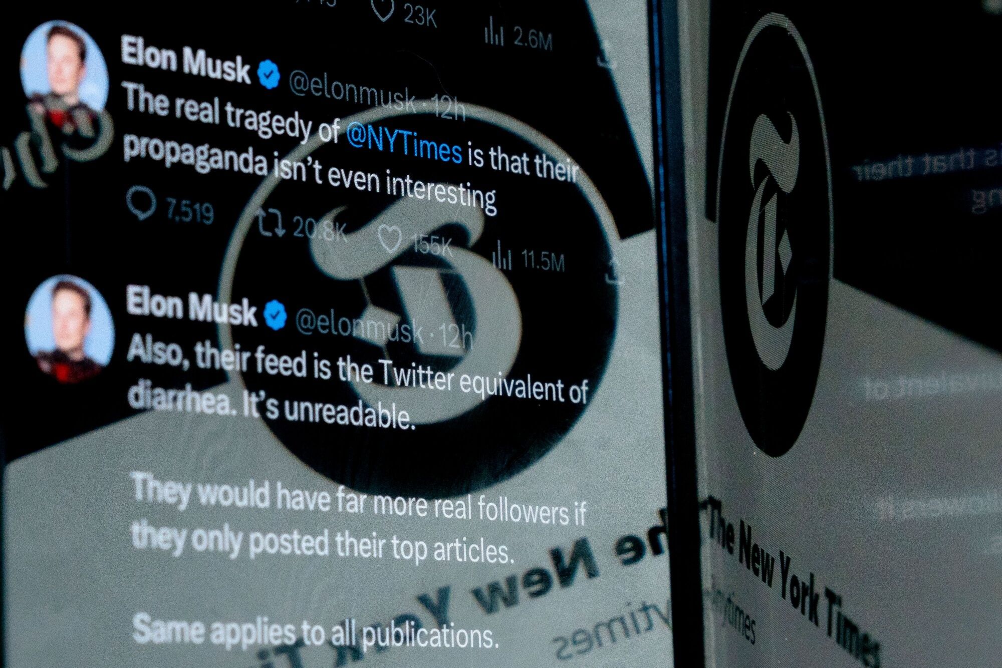 Musk Strips New York Times of Twitter Check Mark After Paper Refuses to Pay
