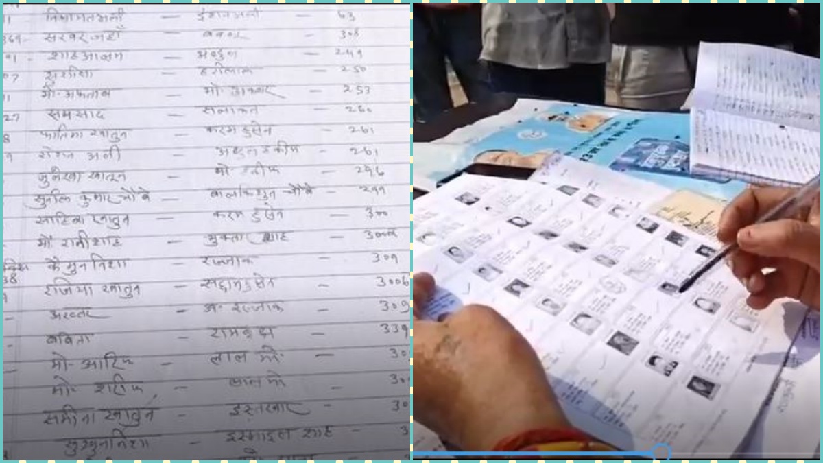 लिस्ट चस्पा, लाउडस्पीकर से दुग्गी मुनादी... SIR सत्यापन में सख्ती, फर्जी वोटर बचेंगे नहीं और असली छूटेंगे नहीं