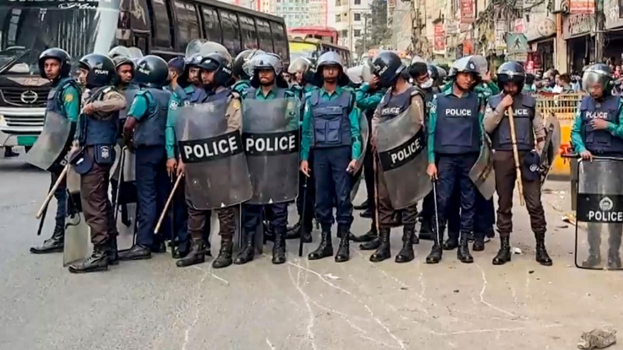 Bangladesh Protests: Massive Security Deployed Outside Indian High Commission