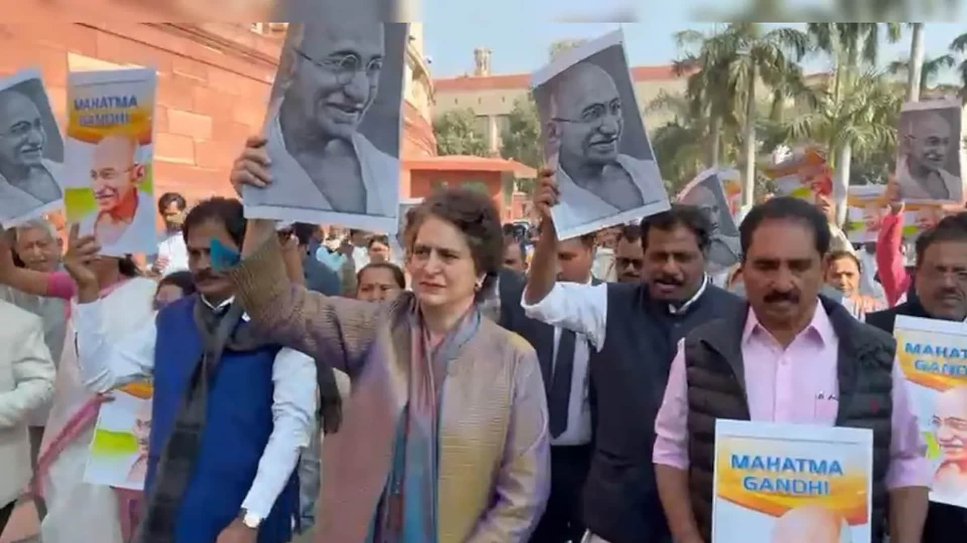 "Mahatma Not From My Family, But...": Priyanka Gandhi Leads G Ram G Protest