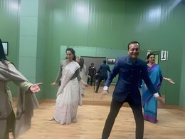 अनोखी युती! कंगना रनौत, महुआ मोईत्रा, सुप्रिया सुळे एकत्र डान्स करताना दिसले, निमित्त होतं...