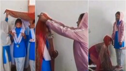 क्लास में शादी! ID कार्ड बना वरमाला... पीएम श्री स्कूल में बजा- बहारों फूल बरसाओ मेरा महबूब आया है&nbsp;