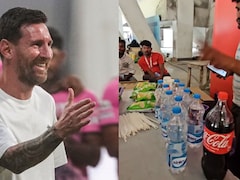 Lionel Messi च्या टूरदरम्यान चाहत्यांची लूट! 20  रुपयांची पाणी बॉटल 1000% महाग विकली