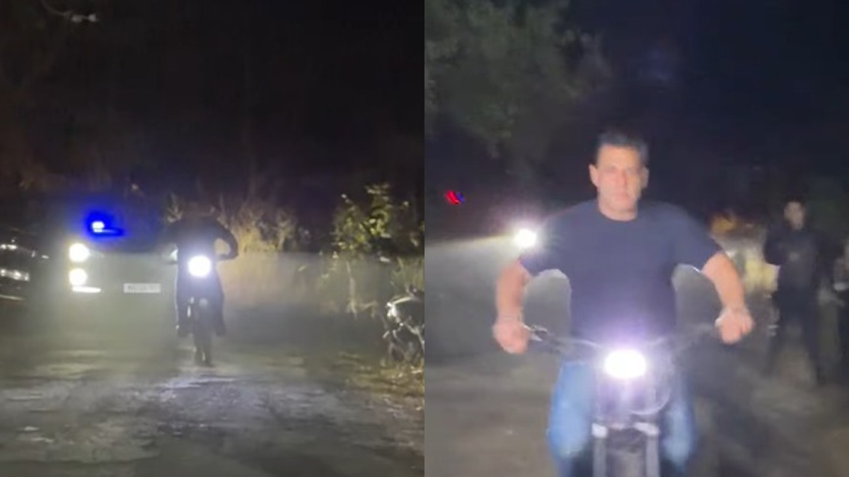 VIDEO: 60 की उम्र में सलमान ने इतनी रफ्तार में दौड़ाई बाइक, कर दिया यंगस्टर्स को फेल, पीछे रह गई सिक्योरिटी