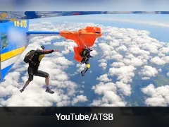 Video: Skydiver Left Dangling Mid-Air As Parachute Caught On Aircraft Tail