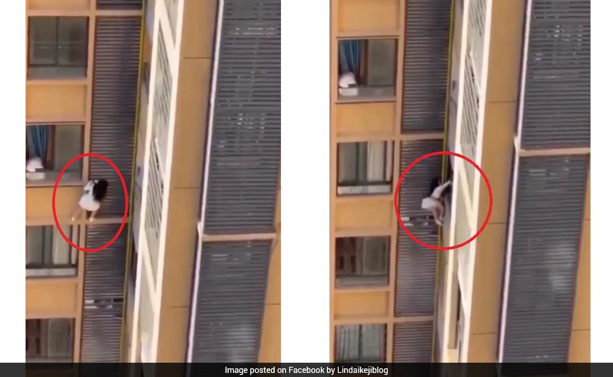 Woman Dangles from 10th Floor to Escape Lover's Wife