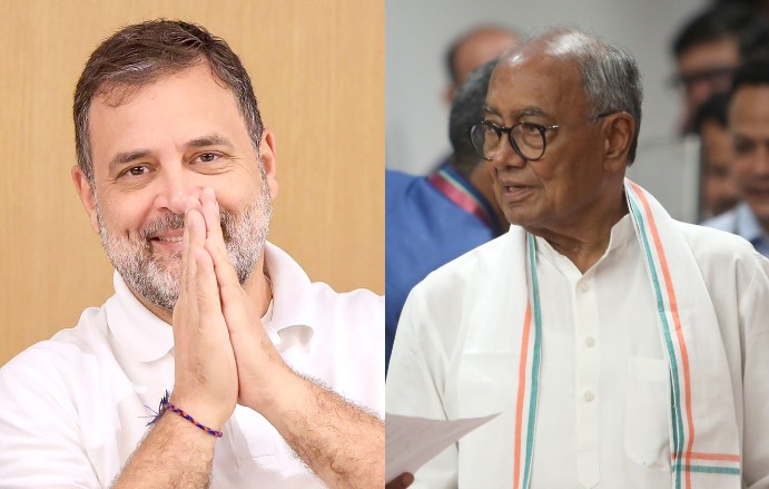 "&hellip;आपने बदमाशी कर दी", RSS की तारीफ पर दिग्विजय सिंह से बोले राहुल गांधी- सूत्र